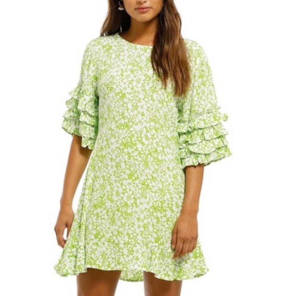 FAITHFULL THE BRAND SERAFINA MINI DRESS IN FREJA FLORAL PRINT